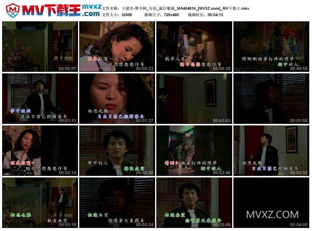 王建杰-梦中网_台语_流行歌曲_MA404816